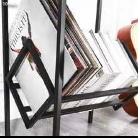 Record Player Stand with Vinyl Storage, Turntable Stand with Record Storage - Picture 3 of 9